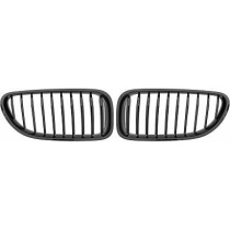 BMW 6-Serie F12/F13 11+ Enkelribbad Blanksvart Sportgrill / Njurar Performance-Look DIEDERICHS
